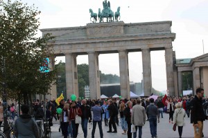 Demo am Brandenburger-Tor